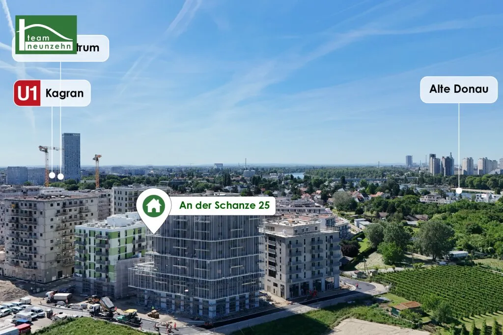 Erstbezug nahe der Alten Donau - Attraktive 2-Zimmer-Wohnung mit Balkon in 1210 Wien – pohled 2