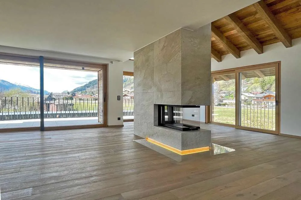 Neubau-Chalet im Ski-Gebiet Zell am See - Kaprun mit Blick auf das imposante Kitzsteinhorn - Widok 2