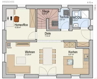 5-Zimmer-Immobilie kaufen in Korneuburg – 115 m², € 349.900 – Bild 2 von 6