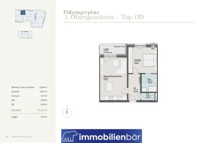2-Zimmer-Wohnung kaufen in Grieskirchen – 51,16 m², € 217.000 – Bild 12 von 12