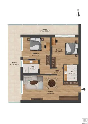 3-Zimmer-Wohnung kaufen in Imst – 72,44 m², € 795.000 – Bild 25 von 25