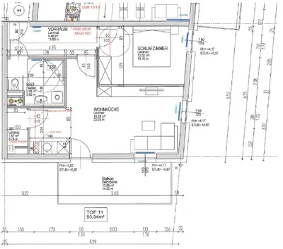 2-Zimmer-Wohnung mieten in Amstetten – 50,34 m², € 519 – Bild 2 von 8