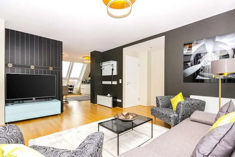 Serviced Apartment Messe Prater - 3 Zi - Dachgeschosswohnung mit Terrasse – pohled 3