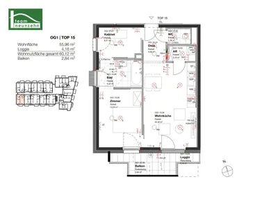 2-Zimmer-Wohnung mieten in Wien – 55,94 m², € 999 – Bild 20 von 20