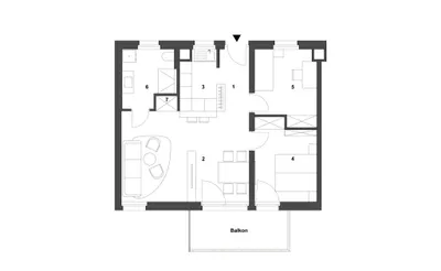 3-Zimmer-Wohnung kaufen in Graz – 66,45 m², € 464.530 – Bild 7 von 7