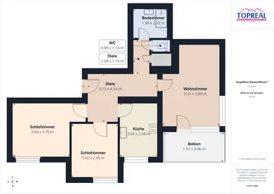 3-Zimmer-Wohnung kaufen in Linz Land – 75 m², € 245.000 – Bild 32 von 32
