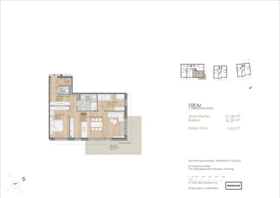 3-Zimmer-Wohnung kaufen in Villach Land – 77,38 m², € 490.000 – Bild 3 von 4