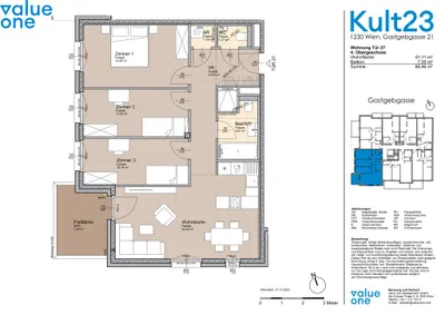 4-Zimmer-Wohnung kaufen in Wien – 81,12 m², € 540.000 – Bild 31 von 31