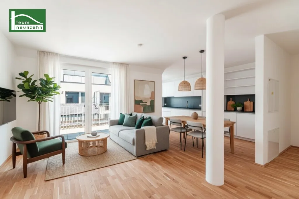 Moderne 2-Zimmer-Wohnung mit Terrasse auf Eigengrund - Erstbezug, Fußbodenheizung. - WOHNTRAUM – pohled 3