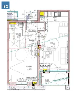 2-Zimmer-Wohnung mieten in Ried im Innkreis – 56,53 m², € 668 – Bild 2 von 2
