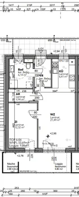 2-Zimmer-Wohnung mieten in Tulln – 53,69 m², € 487 – Bild 2 von 2