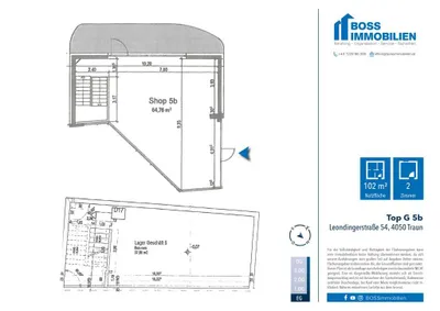 2-Zimmer-Gewerbeimmobilie mieten in Linz Land – 102 m², € 1.288 – Bild 15 von 15