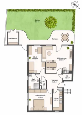 3-Zimmer-Wohnung kaufen in Salzburg-Umgebung – 71,16 m², € 459.000 – Bild 23 von 23