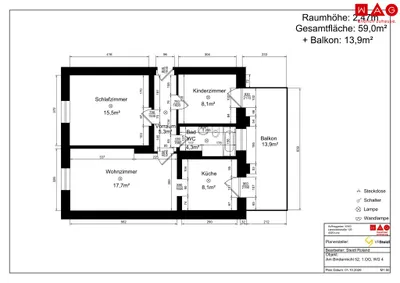 3-Zimmer-Wohnung mieten in Linz – 58,1 m², € 863 – Bild 4 von 4