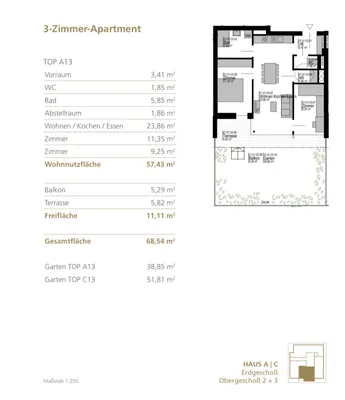 4-Zimmer-Wohnung mieten in Steyr-Land – 58 m², € 885 – Bild 18 von 18