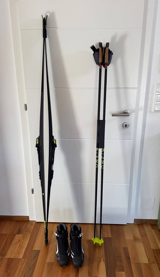 Fischer Skating Ski Set (nur 1x Probe gefahren)