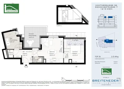 2-Zimmer-Wohnung kaufen in Wien – 44,93 m², € 335.000 – Bild 17 von 17