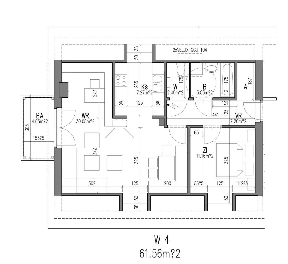 Helle - 2-Zimmer-Wohnung im Obergeschoss mit Balkon - geförderte Miete ODER geförderte Miete mit Kaufoption - 2 Zimmer - Ansicht 2