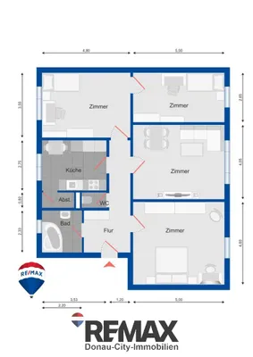 4-Zimmer-Wohnung kaufen in Wiener Neustadt – 109 m², € 199.000 – Bild 12 von 13