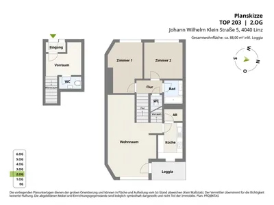 3-Zimmer-Wohnung kaufen in Linz – 85 m², € 339.000 – Bild 25 von 25