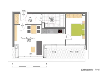 2-Zimmer-Wohnung mieten in Linz – 55,75 m², € 873 – Bild 6 von 6