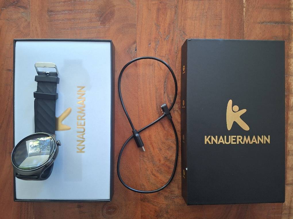 Smartwatch Knauermann PRO 4 (2026) inkl. Blutdruck-/ EKG-Funktion, Neuwertig!