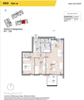 3-Zimmer-Wohnung kaufen in Wiener Neustadt – 74,85 m², € 256.384 – Bild 21 von 28