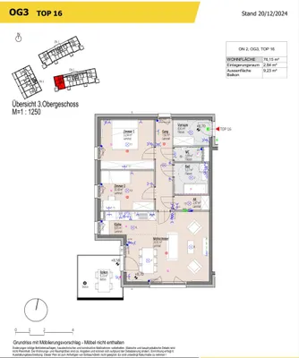 3-Zimmer-Wohnung kaufen in Wiener Neustadt – 74,85 m², € 256.384 – Bild 23 von 28