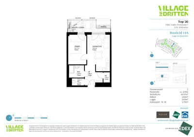 2-Zimmer-Wohnung kaufen in Wien – 45,97 m², € 389.000 – Bild 11 von 11