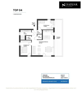 3-Zimmer-Wohnung kaufen in Graz – 87,04 m², € 565.760 – Bild 13 von 13