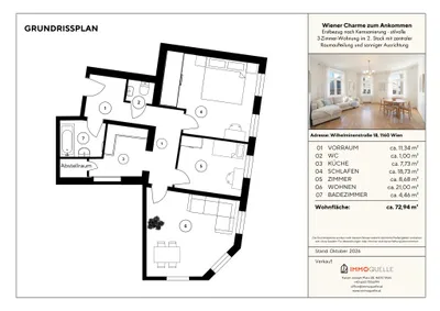 3-Zimmer-Wohnung kaufen in Wien – 73,55 m², € 299.000 – Bild 17 von 17