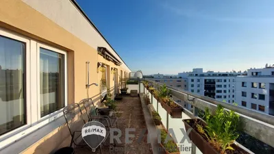"Dachterrassen-Hit nahe U1 Kagraner Platz!"
