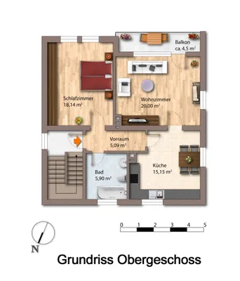 4-Zimmer-Gewerbeimmobilie kaufen in Linz Land – 128,56 m², € 469.000 – Bild 7 von 75
