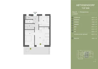 3-Zimmer-Wohnung kaufen in Graz-Umgebung – 64,91 m², € 249.314 – Bild 8 von 8