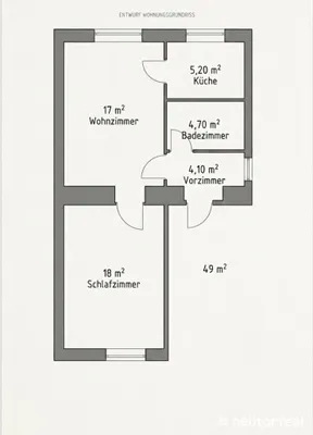 2-Zimmer-Wohnung mieten in Wien – 49 m², € 845 – Bild 16 von 16