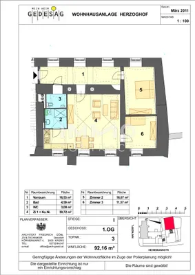 3-Zimmer-Wohnung mieten in Krems an der Donau – 92,16 m², € 1.467 – Bild 12 von 12