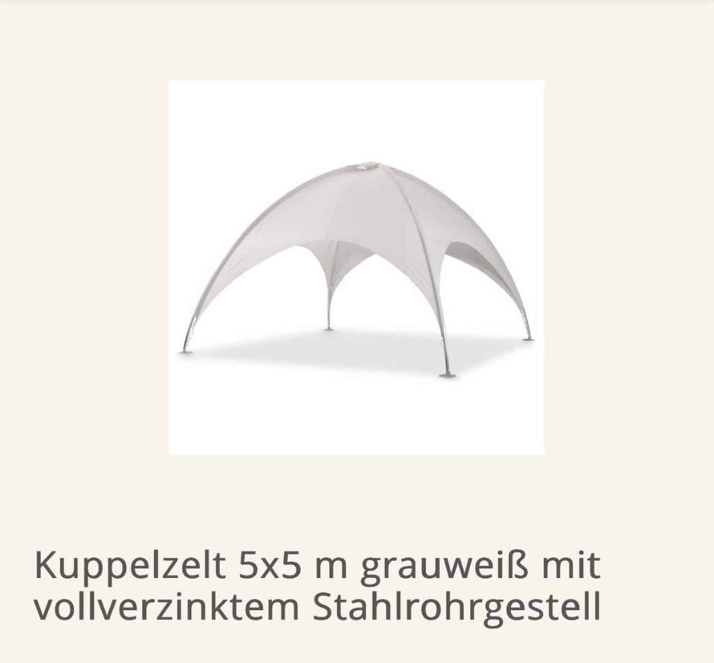 Leco Kuppelzelt Pavillon 500 x 500 x 350 cm,  0,- (1140 Wien) - willhaben