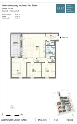 4-Zimmer-Wohnung mieten in Neusiedl am See – 101,01 m², € 1.165 – Bild 2 von 2