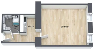 1-Zimmer-Wohnung kaufen in Wien – 30,3 m², € 168.000 – Bild 9 von 9