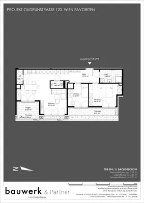 3-Zimmer-Wohnung kaufen in Wien – 77,57 m², € 508.700 – Bild 33 von 33