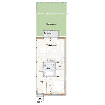 2-Zimmer-Wohnung mieten in Hollabrunn – 52 m², € 859 – Bild 7 von 7
