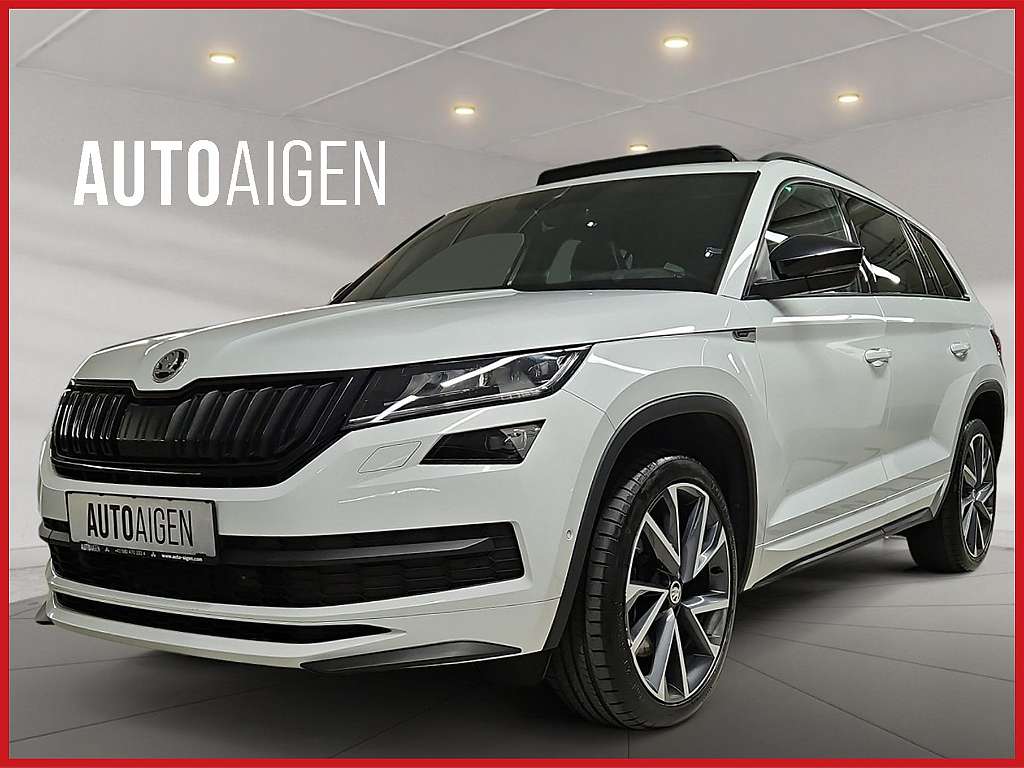 Skoda Kodiaq 2,0 TDI * 4x4 * SPORTLINE * 7-SITZER * PANO * AHK * STANDHZ  * KAMERA * ACC * LED * KESSY * ALCANTARA * OFFROAD * SMARTLINK * CANTON * 20" * ab EUR 399,- pro Monat ...