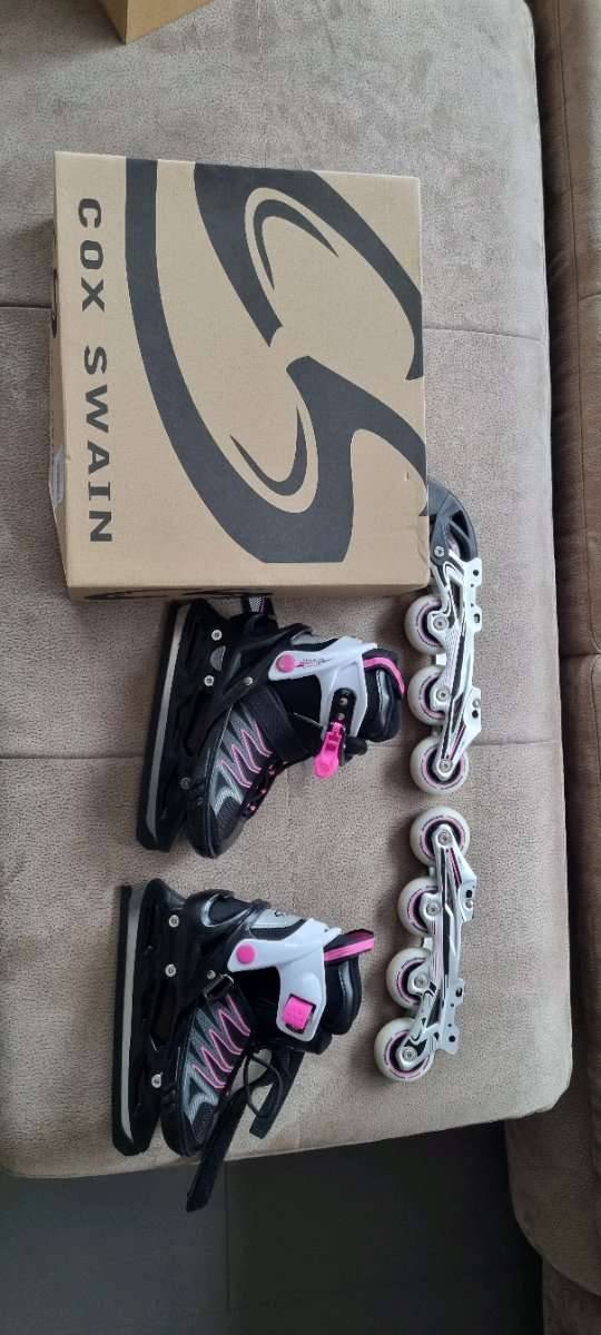 Mitwachsende Eislaufschuhe/ Inline-Skater Gr. 33-36
