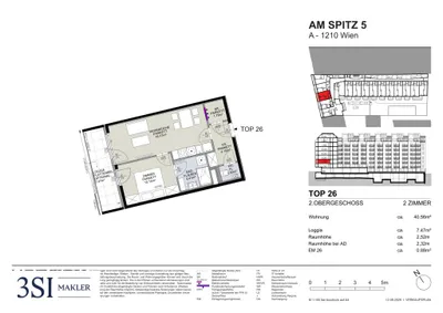 2-Zimmer-Wohnung kaufen in Wien – 40,56 m², € 275.500 – Bild 6 von 6