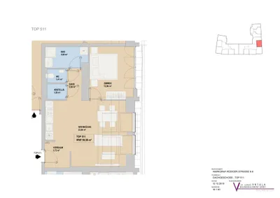2-Zimmer-Wohnung mieten in Wien – 50,9 m², € 1.043 – Bild 15 von 15