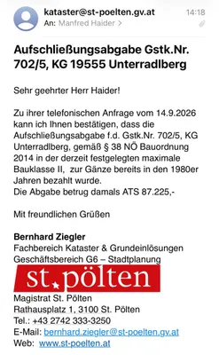 Grundstück kaufen in Sankt Pölten – 1 006 m², € 219.999 – Bild 5 von 5