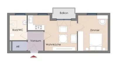 2-Zimmer-Gewerbeimmobilie kaufen in Mistelbach – 38,6 m², € 189.000 – Bild 6 von 7