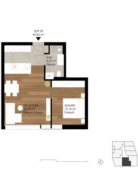2-Zimmer-Wohnung kaufen in Innsbruck-Land – 45 m², € 300.496 – Bild 2 von 27