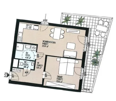 2-Zimmer-Wohnung kaufen in Wien – 55,87 m², € 398.000 – Bild 18 von 18
