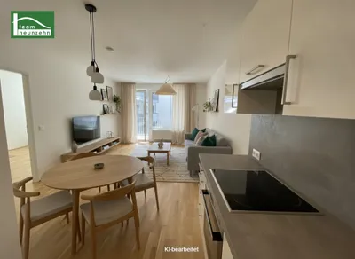 Helle 2-Zimmer-Wohnung mit Einbauküche und Balkon - verfügbar ab August! – Bild 3